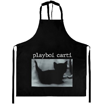 Discover Playboi Carti Cat Kitty Kitten Aprons Merch