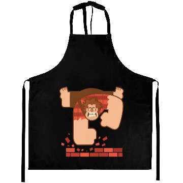 Discover Wreck it Ralph Pounding Bricks Aprons
