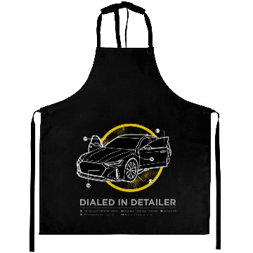 Discover Dialed In Detailer - Auto Detailer Process for Pros Aprons