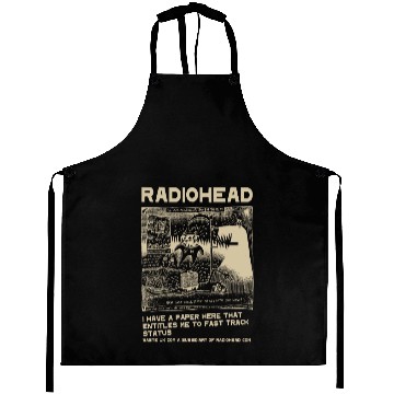 Discover Vintage Radiohead Aprons