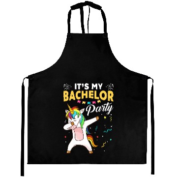 Discover It's My Bachelor Party Unicorn Aprons