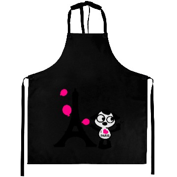 Discover I love paris selfie puppy Aprons
