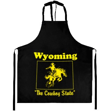 Discover wyoming the cowboy state Aprons