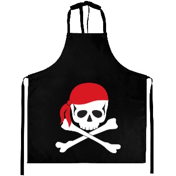 Discover White Skull & Crossbones Aprons