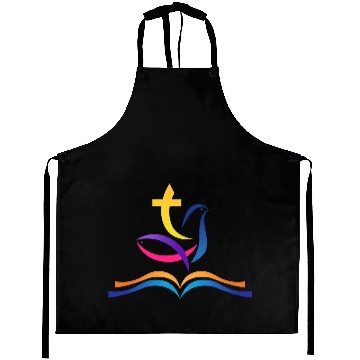 Discover religion dove fish cross Aprons