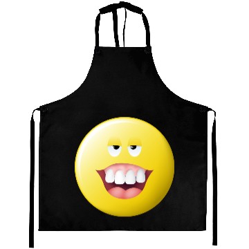 Discover Stupid Smiley Face Aprons