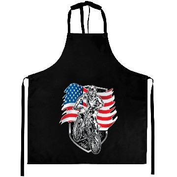 Discover Motocross USA Flag Aprons