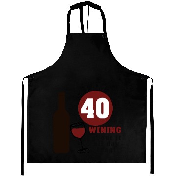 Discover 40th Birthday Wine Funny Aprons