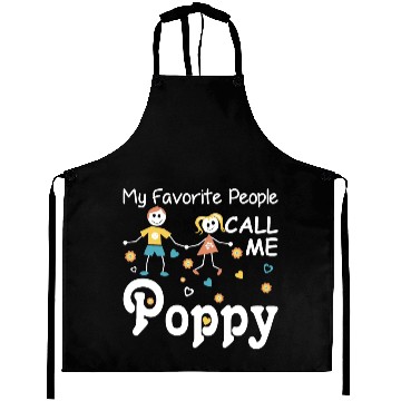 Discover My Favorite People Call Me Poppy Aprons