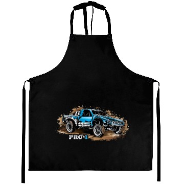 Discover Pro4 Race Truck Blue Aprons