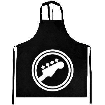 Discover Bass Guitar Logo Aprons
