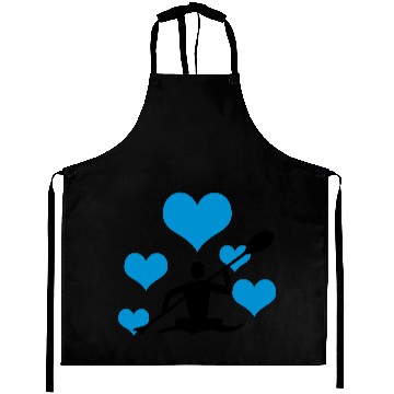 Discover Canoe with 5 hearts Aprons
