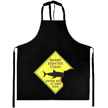Discover Shark attack panel Aprons