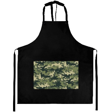 Discover Camouflage pattern green Aprons