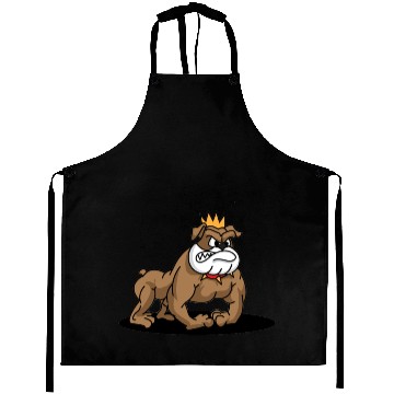 Discover Bully Dog Cartoon Aprons