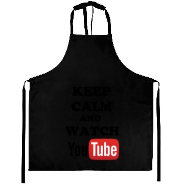 Discover Keep Calm and Watch YouTube Aprons