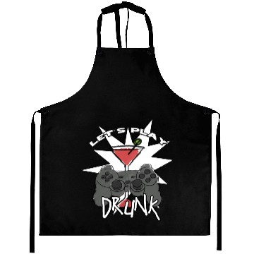 Discover Let's Play Drunk Vee Aprons