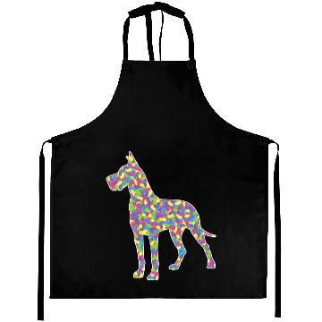 Discover Easter Jellybean Great Dane Aprons