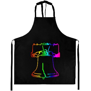 Discover Rainbow Liberty Bell Aprons