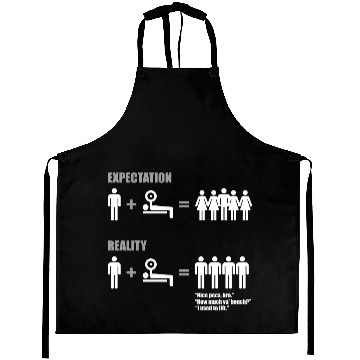 Discover Bodybuilding - Expectation vs Reality (Gym Meme) Aprons