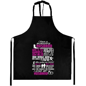 Discover I Love My Husband Aprons