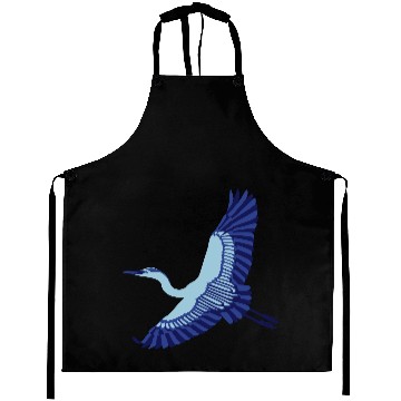Discover A Beautiful Blue Heron Aprons