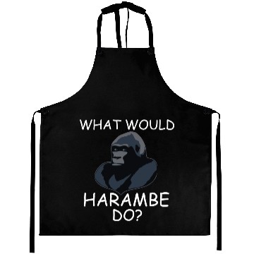Discover What Would Harambe Do? Aprons