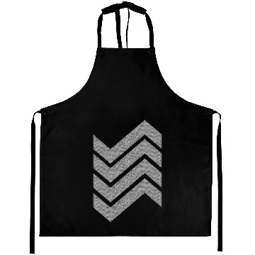 Discover Gray Chevron Aprons