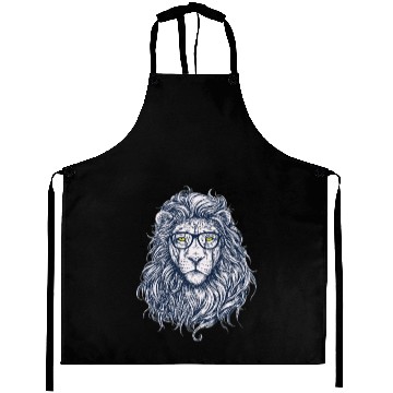 Discover hipster lion Aprons