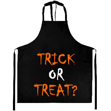Discover TRICK OR TREAT ORANGE WHITE Aprons