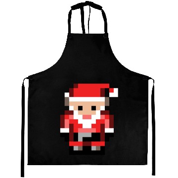 Discover Santa 8 bit Aprons