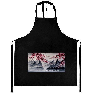 Discover cherry-blossom-painting Aprons