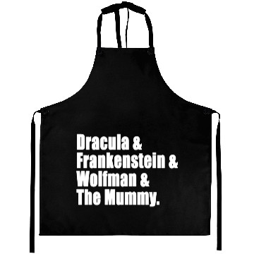 Discover Universal Monsters Aprons