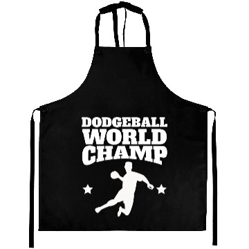 Discover Retro Dodgeball World Champ Aprons