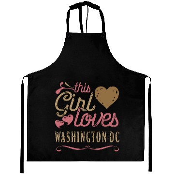 Discover This Girl Loves Washington DC Aprons