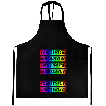 Discover Black Friday, Colorful week Aprons