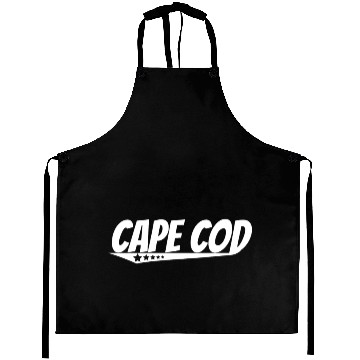 Discover Cape Cod Retro Comic Book Style Logo Aprons