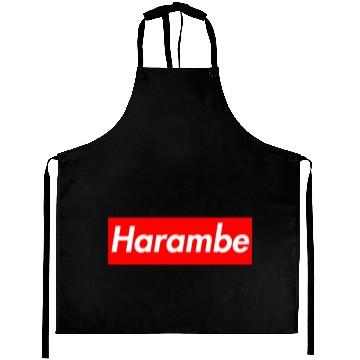Discover Harambe x Supreme Box Logo Aprons