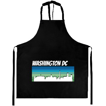 Discover Retro Washington DC Skyline Aprons