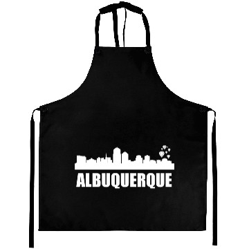 Discover Albuquerque NM Skyline Aprons