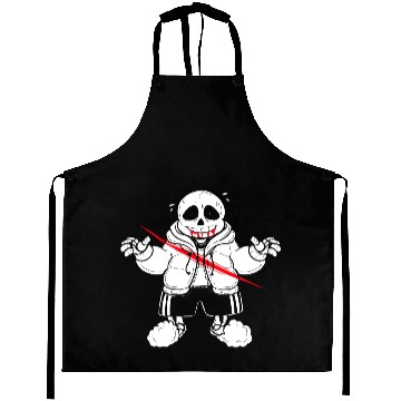 Discover sans undertale white Aprons