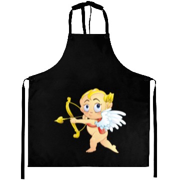Discover cupid-heart-onion-smile-bow-wings Aprons