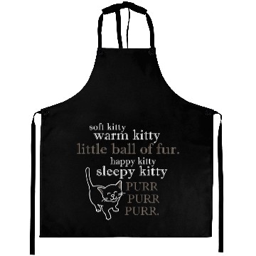 Discover Soft Kitty, Aprons