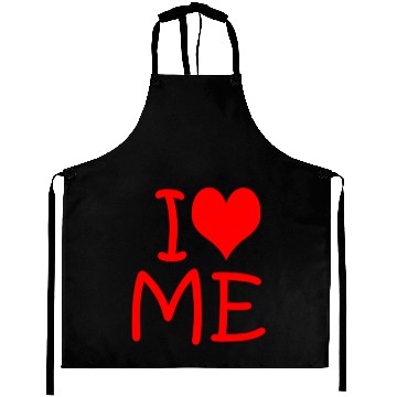Discover I Love Me Valentine's Aprons