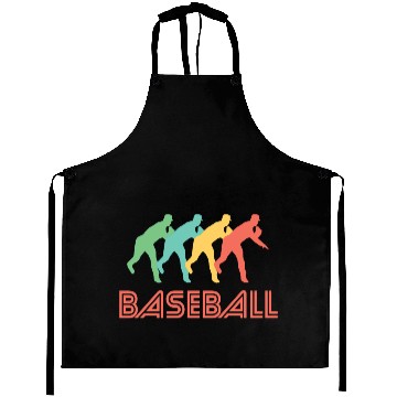 Discover Baseball Pitcher Pop Art Aprons