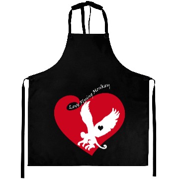 Discover Love Flying Monkey Aprons