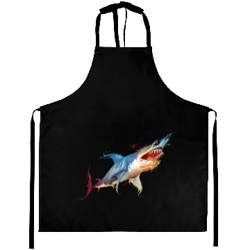Discover Colorful Shark Aprons