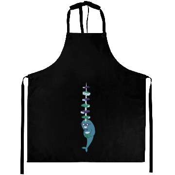 Discover Never Give a Narwhal a Library Card Aprons