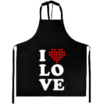 Discover I love cross stitch Aprons