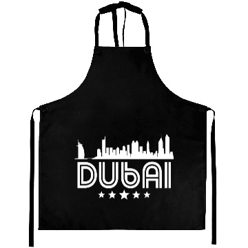 Discover Retro Dubai Skyline Aprons